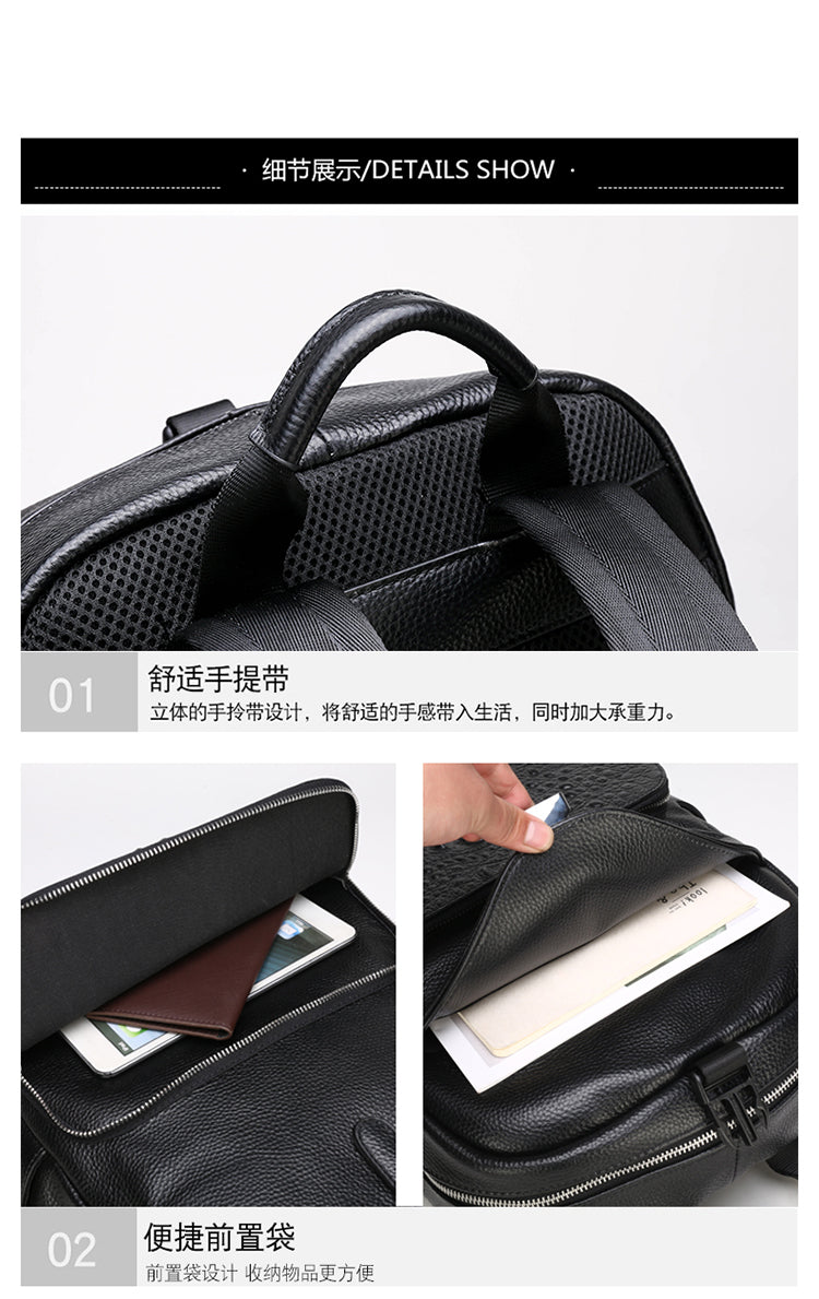 20265 genuine leather backpack