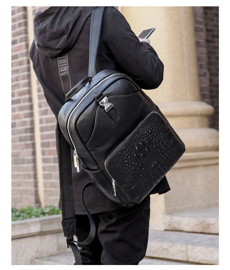 20265 genuine leather backpack