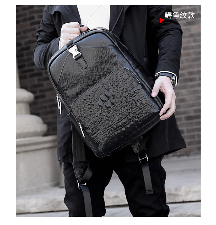 20265 genuine leather backpack