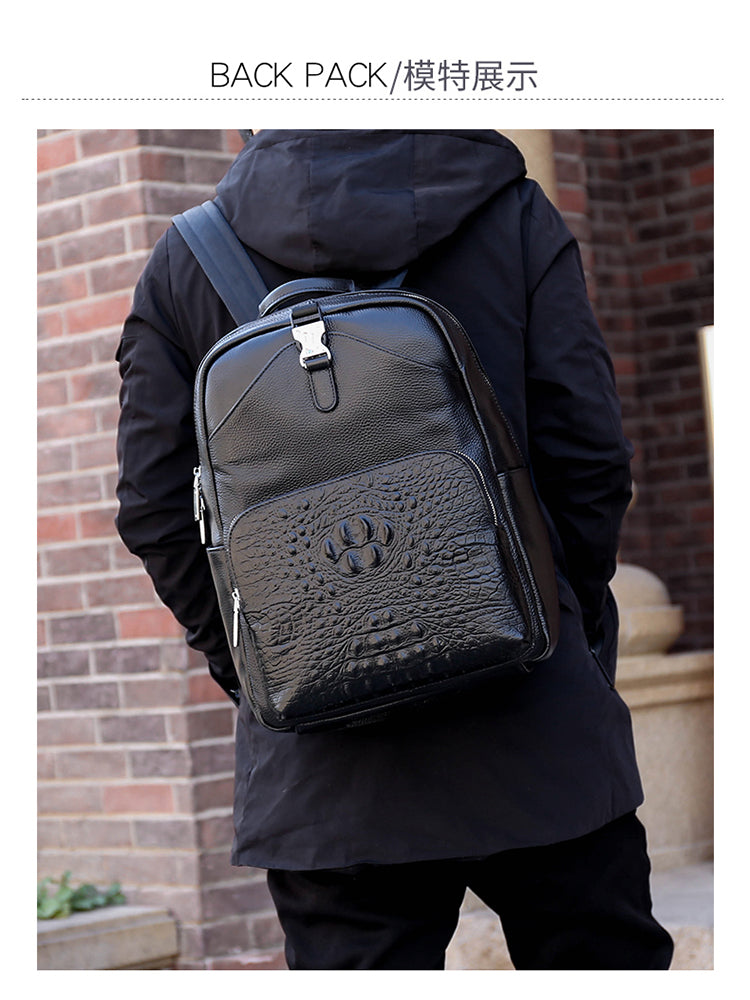 20265 genuine leather backpack